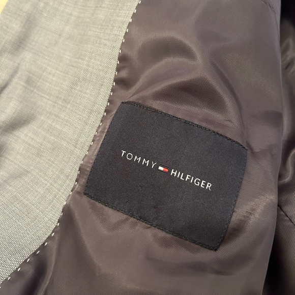 Tommy Hilfiger Gray Sports Coat Blazer Size 44R - Picture 2 of 4